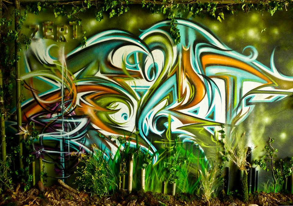 Graffiti performance La tour Misaine