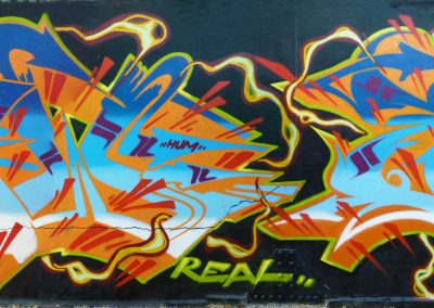Graffiti Street art Rems GF - Zert 711 2009 Grasse (06)