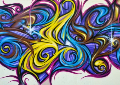 Graffiti Street art Zert en 2010 à Antibes (06)