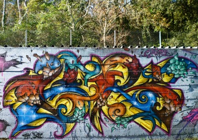 Graffiti Street art Zert en 2011 au Tignet (83)