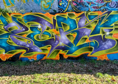 Graffiti Street art Zert en 2022 à Antibes (06)