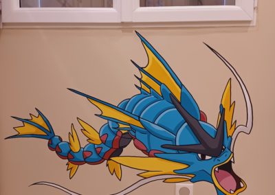 Décoration murale dans la chambre de Soan à Mandelieu dans les Alpes Maritimes ( 06 ) 2024 Graffiti Street art