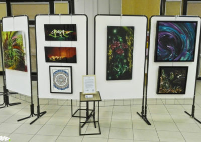 Exposition au forum du lac à Thyez en Haute-Savoie (73) Graffiti 2017