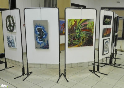 Exposition au forum du lac à Thyez en Haute-Savoie (73) Graffiti 2017