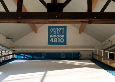 Décoration murale intérieur dans le Ski Indoor 4810 à Passy en Haute-Savoie 2019